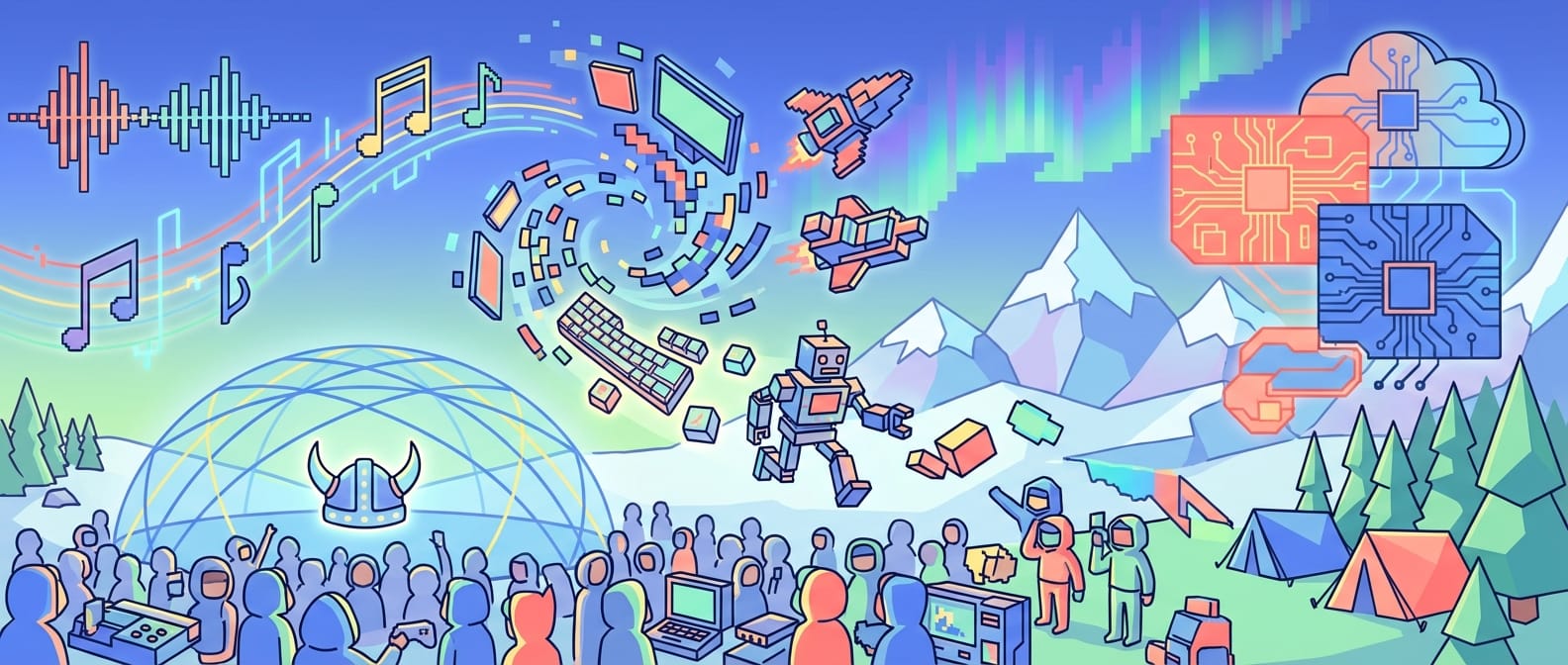 post header image for [Demoscene] Numb Res by Fairlight & CNCD 2011.1