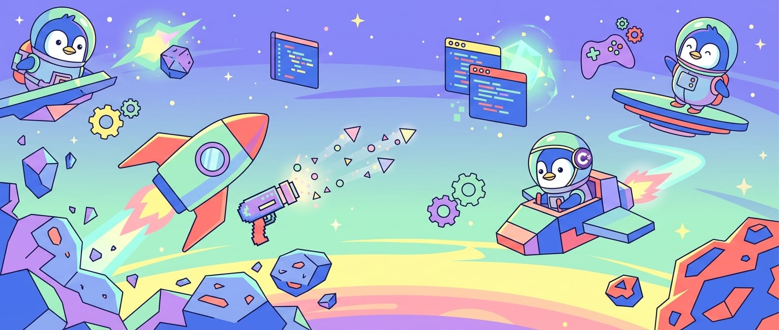 post header image for Killer space penguins!