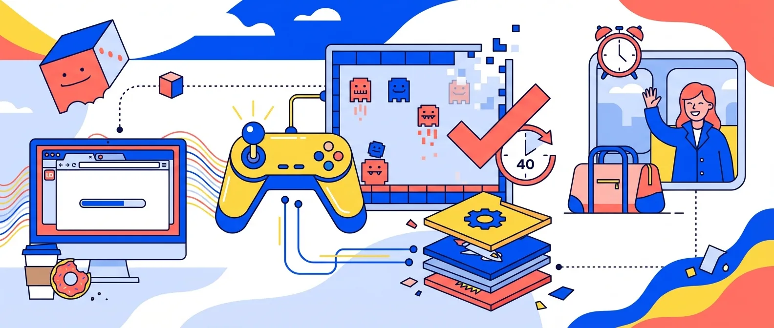 post header image for Ludum Dare - Hour 40 - COMPLETE!