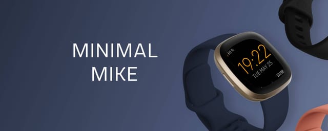 post cover image for Minimal Mike - A Fitbit Clock Face