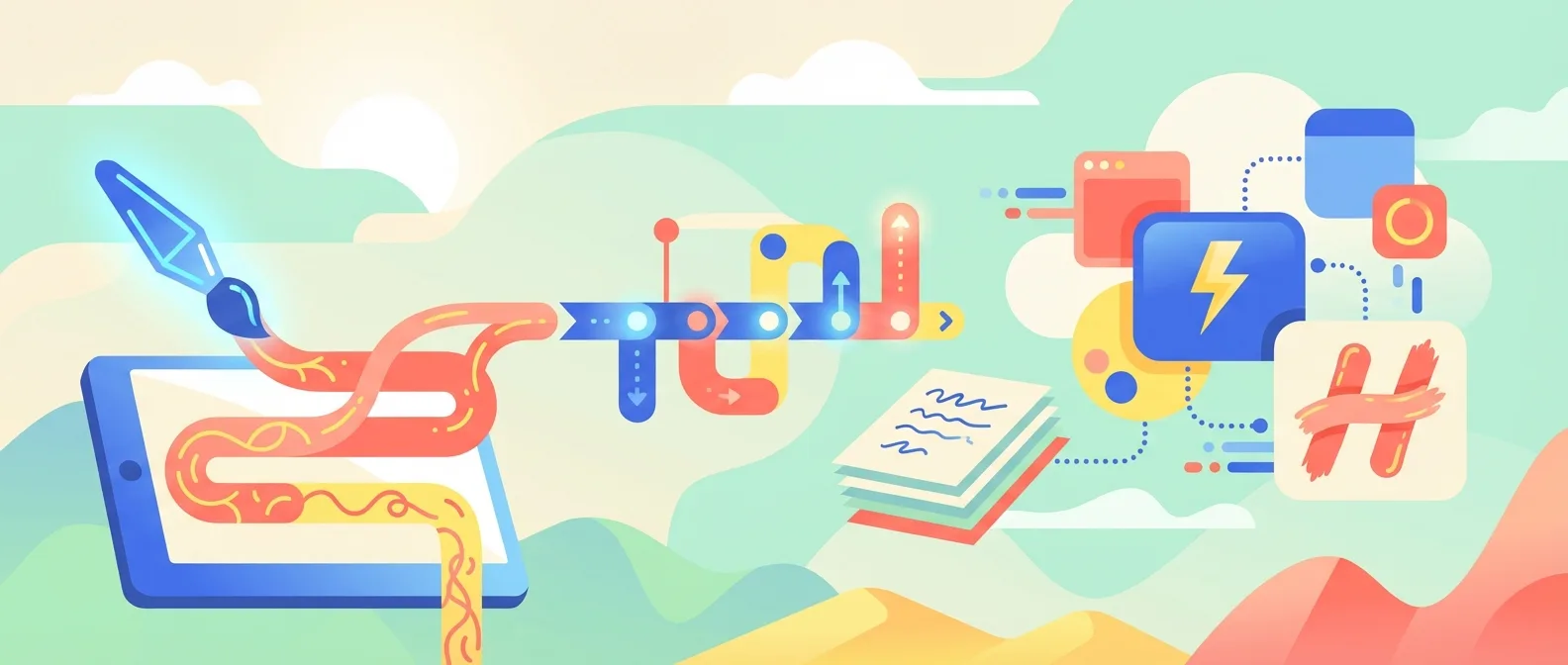 post header image for Scribble v0.1 ... Harmony, but in Flash.. kinda!