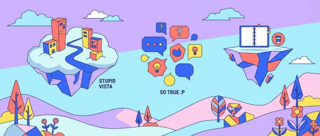 post cover image for Stupid vista